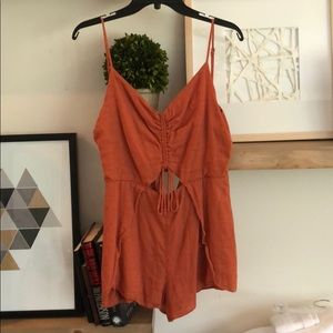 Orange Romper
